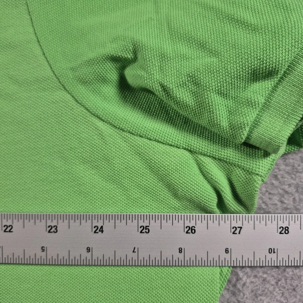 Polo Ralph Lauren Classic Fit Green Solid Short Sleeve Polo Shirt Men's XXL